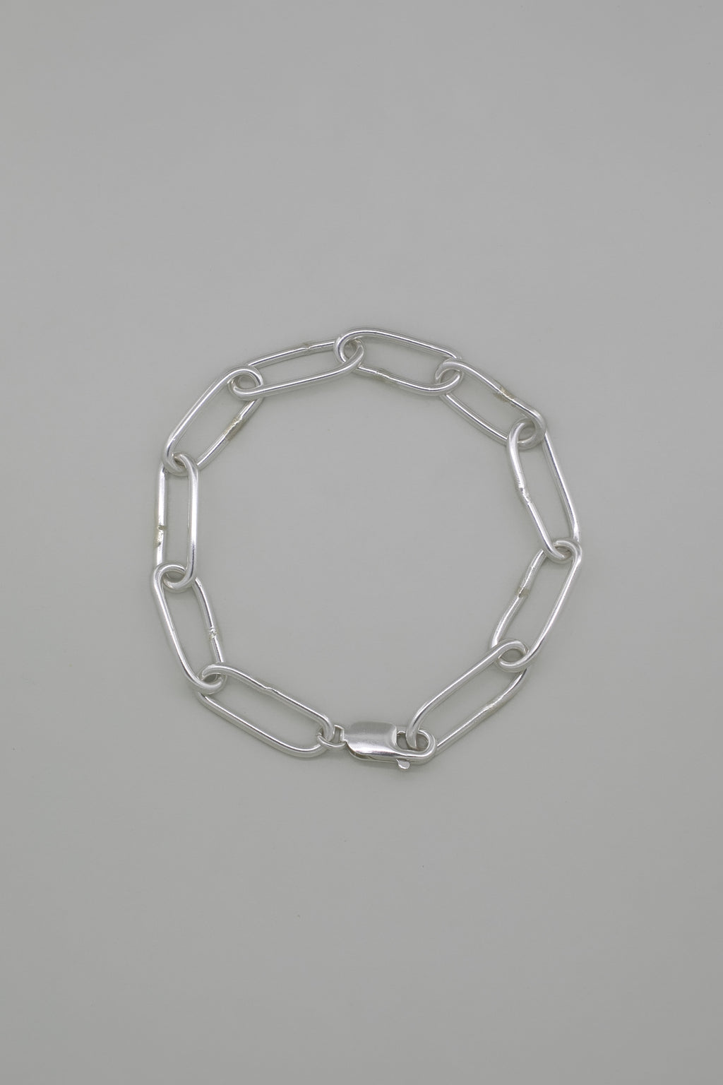 Sample Thick Hardware Bracelet Silver Artefact