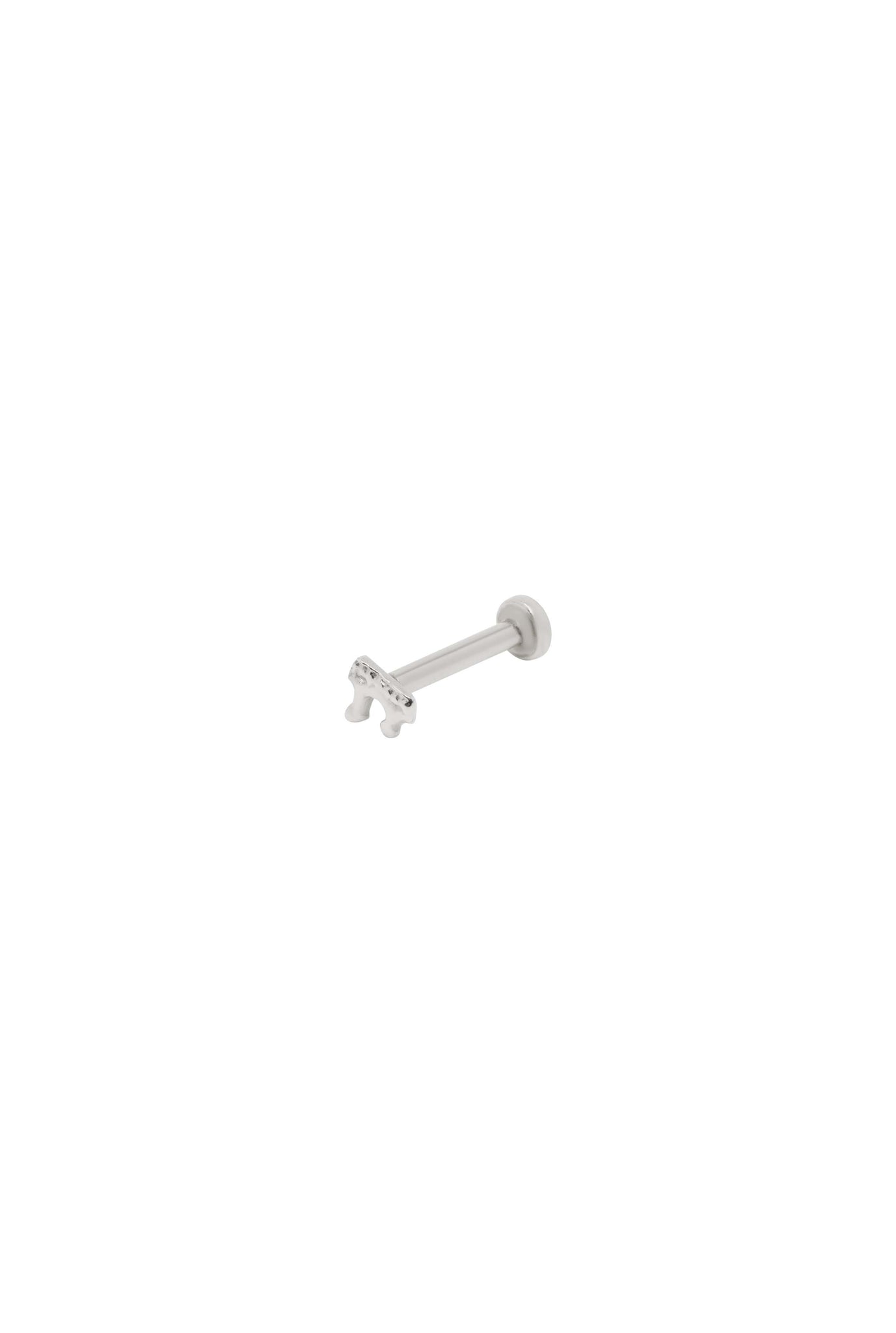 Droplet Piercing Frontal 02 White Gold