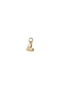 Large Heart Charm Solid Gold