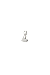 Large Heart Charm Silver
