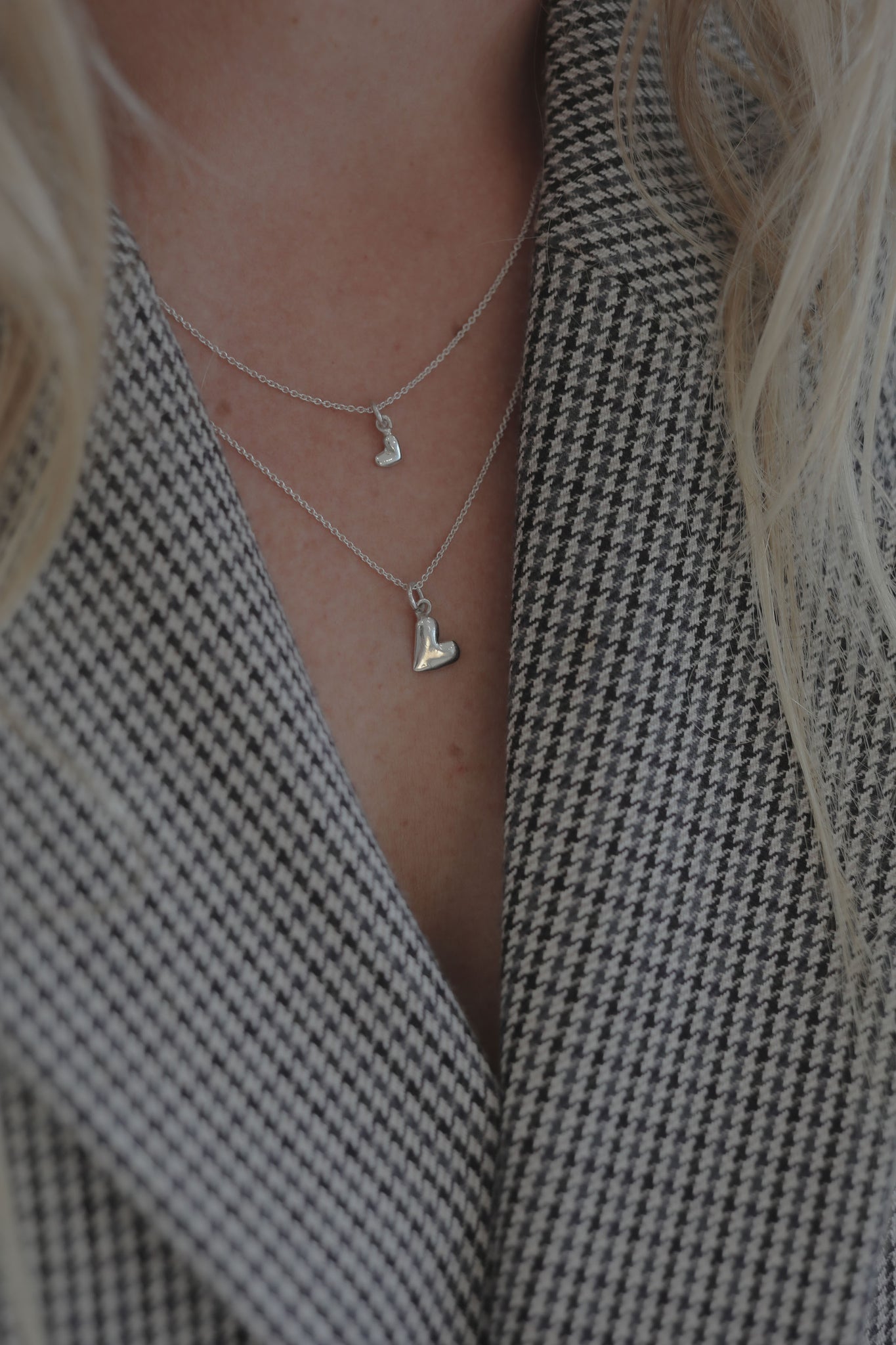 Mini Heart Charm Silver