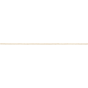 Thin Cable Chain Solid Gold