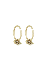 Molten Hoops Solid Gold