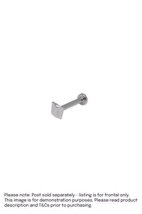 Artefact Terra Square Piercing Frontal White Gold